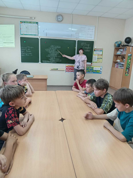В оздоровительном лагере организована беседа на тему "Безопасность в быту".